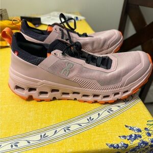 Pink and Orange Athletic Sneakers